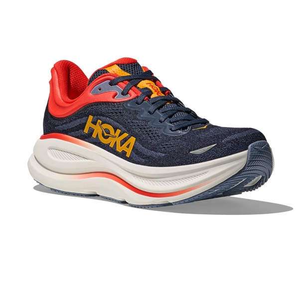 Hoka Bondi 9 Varsity Navy/Nautical Blue Men's Neutral Running Shoes - Image 3