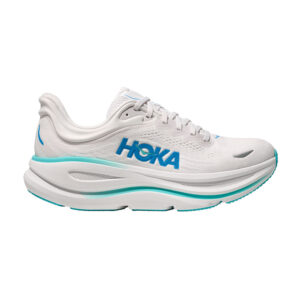 Hoka Bondi 9 White/Blue Men's Neutral Running Shoes