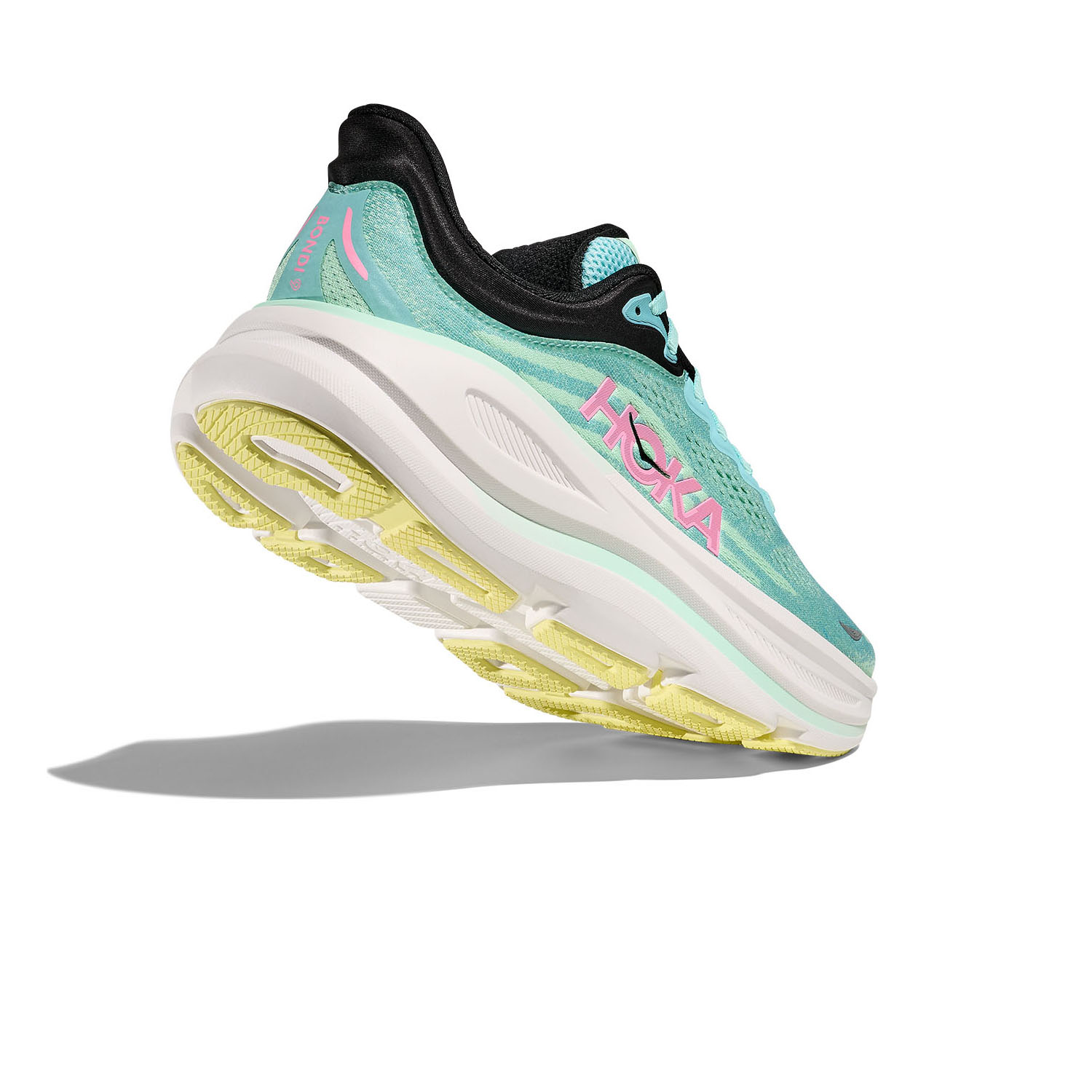 Hoka Bondi 9 Blue Spark/Mint Fluorite Women's Neutral Running Shoes - Image 6