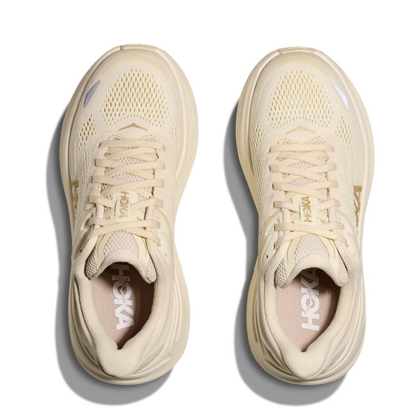 Hoka Bondi 9 Vanilla/Birch Women's Neutral Running Shoes - Image 5