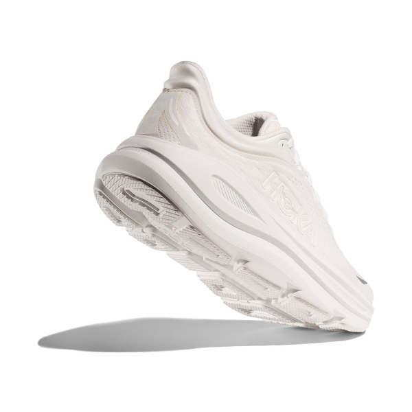 Hoka Bondi 9 White Women's Neutral Running Shoes - Image 3