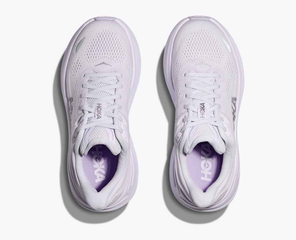 Hoka Bondi 9Starlight Glow (lila) Women's Neutral Running Shoes - Image 3