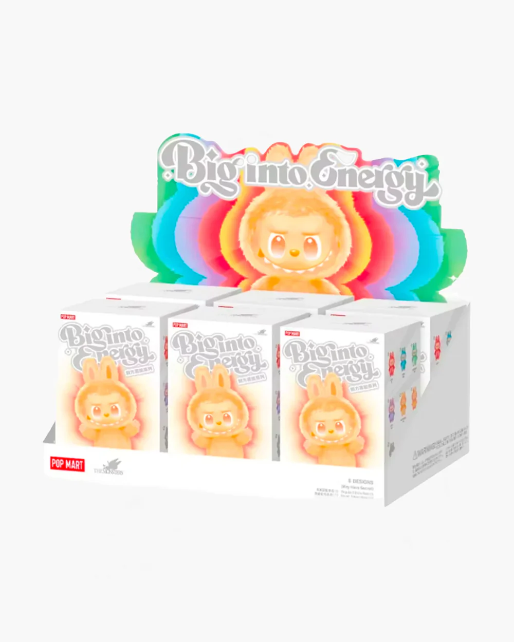 Pop Mart Labubu – The Monsters: Big into Energy Series (6 Blind Box Sealed Case)